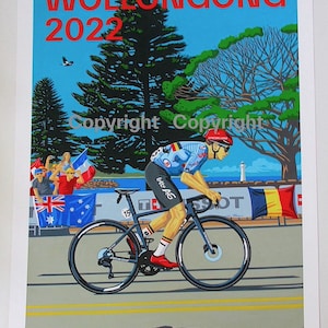 Wollongong 2022 Radsport WM Print