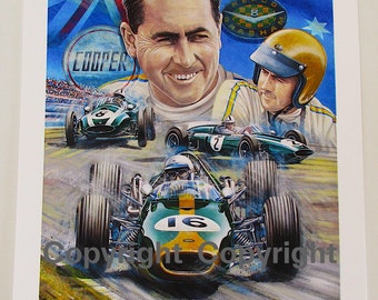 Sir Jack Brabham Druck
