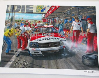 Holden Commodore Wins on Debut - 1980 Bathurst 1000 print