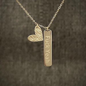 Lustige Weihnachtsgeschenk-Ideen, Scheiß-Ja-Halskette, Scheiß-Halskette, Scheiß-Schmuck, lustige Weihnachtsgeschenk-Ideen, Scheiß-Halskette, Fluch-Wort-Halskette, lustige Geschenke für sie,
