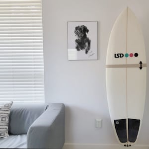 Indoor surfboard storage shop