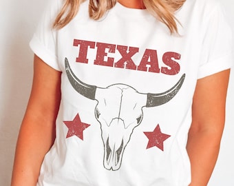 Texas T Shirts - Western Shirt - Texas - Texas Geschenk - Country Shirt - Cowgirl Shirt - Vintage Shirt - Wild West Shirt - Country Girl Shirt