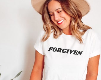 Forgiven Shirt - Jesus Shirt - Forgiven - Faith Shirt - Christian Shirt - Christian Apparel - Religious Shirt - Christian Clothing