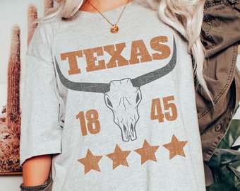 Texas T Shirts - Western Shirt - Texas - Texas Geschenk - Country Shirt - Cowgirl Shirt - Vintage Shirt - Wild West Shirt - Country Girl Shirt
