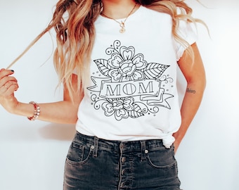 Camisa de tatuaje de mamá - Camisa de tatuajes - Camisa de tatuaje - Tatuaje de mamá - Camisa del día de la madre - Regalo para mamá - Regalo de cumpleaños de mamá - Mamá con tatuaje