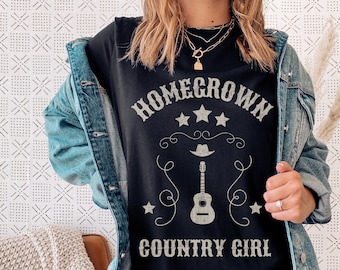 Country Shirt - Country Girl - Western Shirt - Südstaaten Shirt - Vintage Shirt - Western Grafik Tee - Country Girl Shirt - Country Western