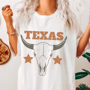 Comfort Farben Texas T Shirts - Western Shirt - Texas - Texas Geschenk - Country Shirt - Cowgirl Shirt - Vintage Shirt - Wild West Shirt