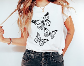 Camicia Farfalla - Camicia Farfalle - Camicia Monarca - Camicia Farfalla Monarca - Camicia Farfalla Mamma - Camicia Farfalle