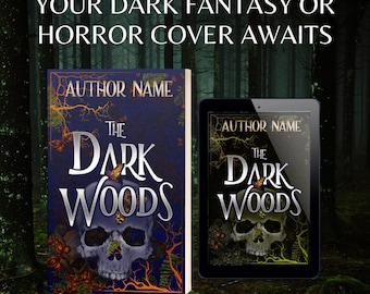 Copertina preimpostata per libri dark fantasy o horror