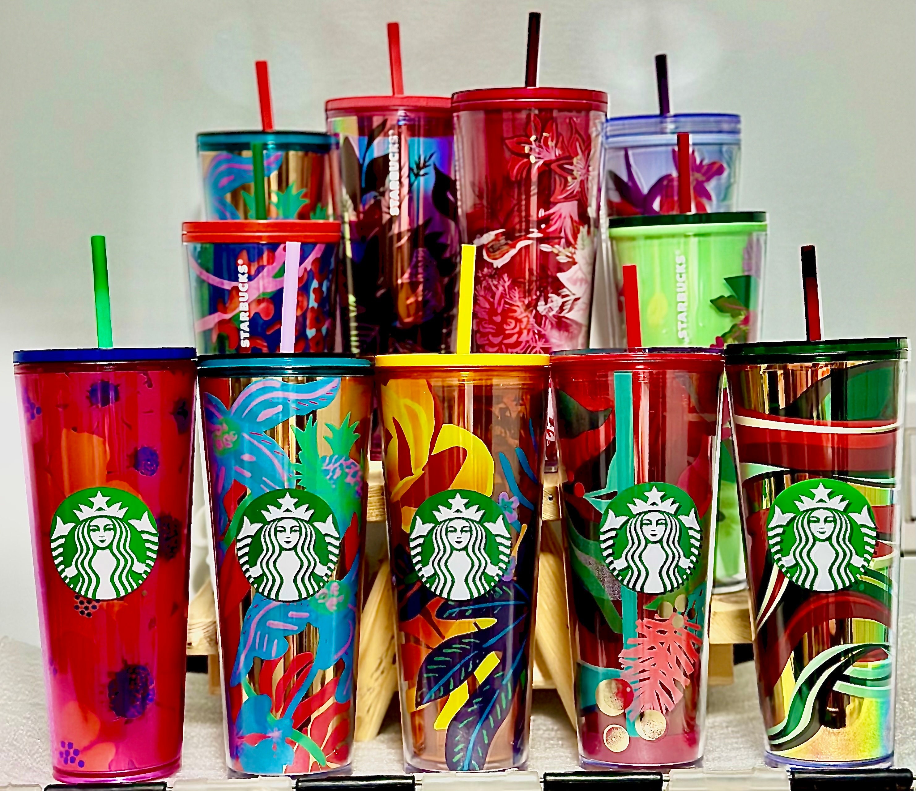LAST ONE NWT Starbucks Enchanted Forest Tumbler Mushroom Straw Topper  Christmas 2022 Venti 24oz Very Hard to Find Easter Gift 