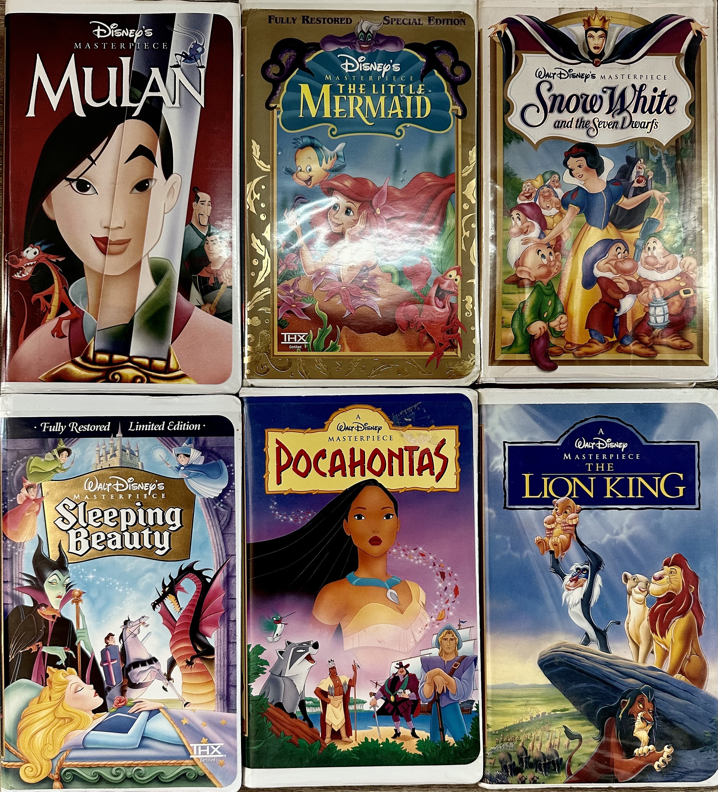 Vintage Disney VHS – Masterpiece Collection (each) - Etsy