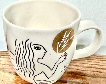 Classic Starbucks Mermaid Siren Logo White 13 Oz Coffee Cup Mug - Etsy