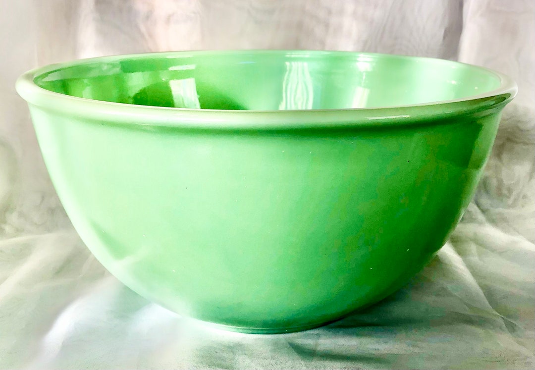 Fire King Jadeite Mixing Bowls Etsy