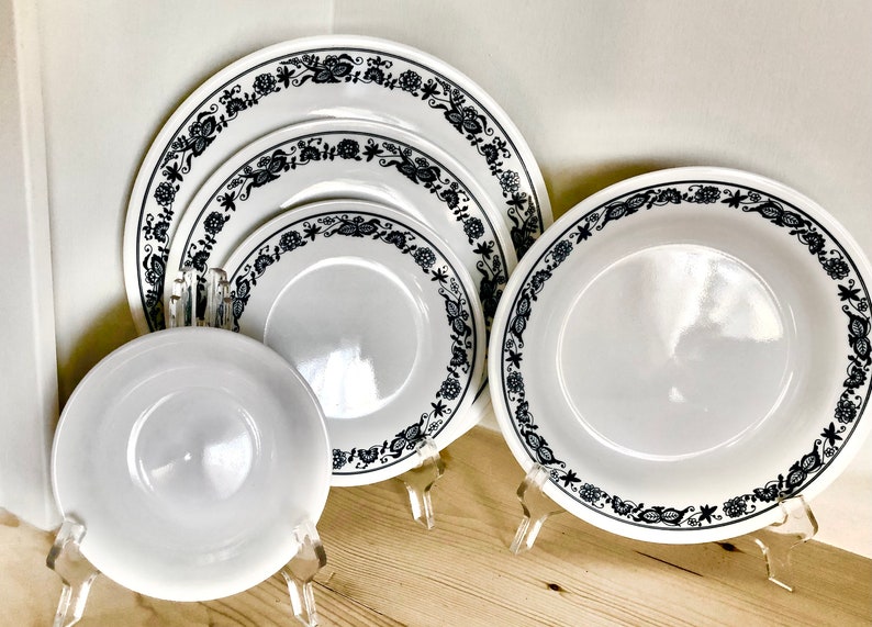 Vintage Corelle Old Town Blue Etsy