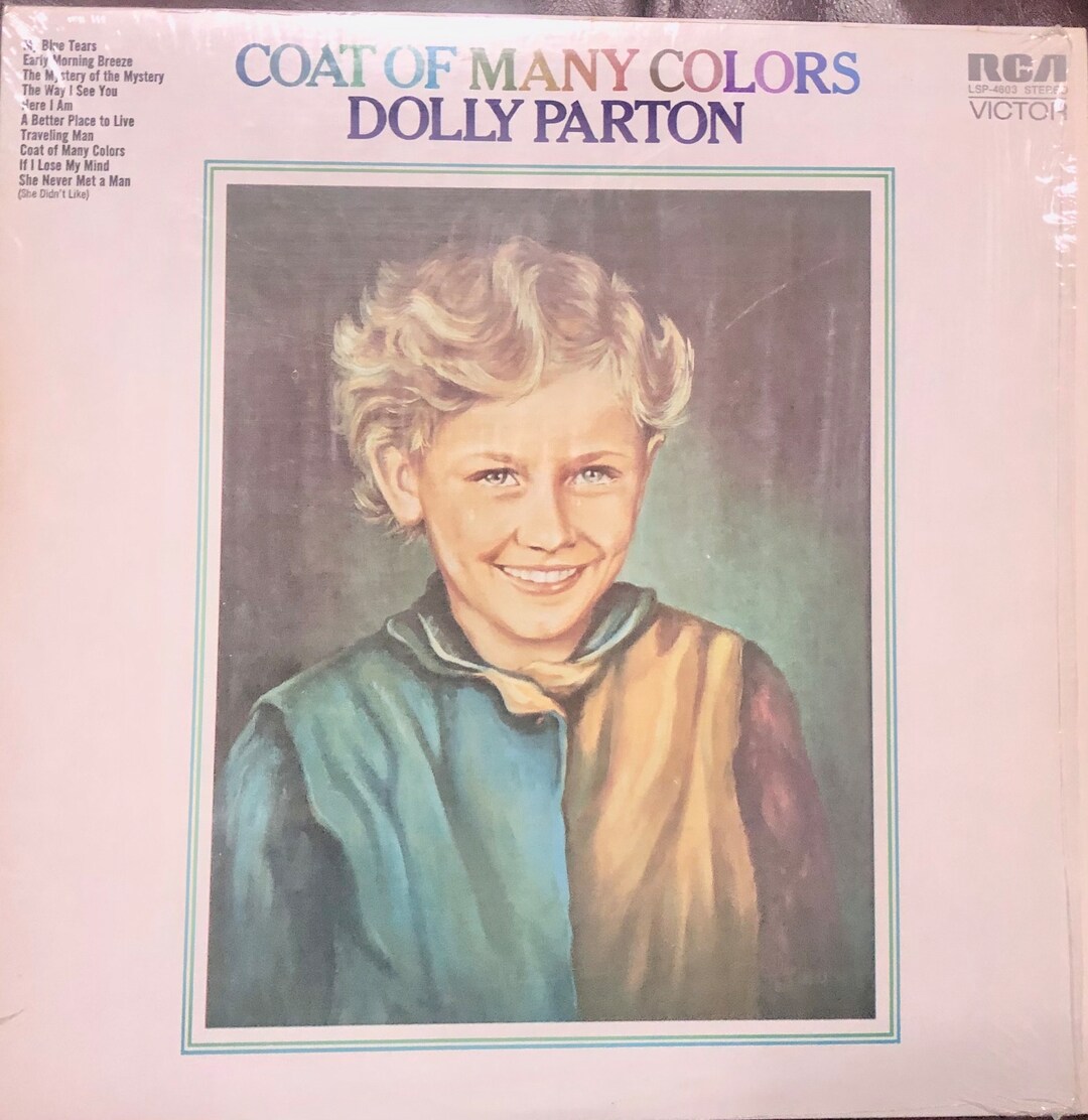 Dolly Parton Coat of Many Colors LP Original Vinyl Released in Etsy