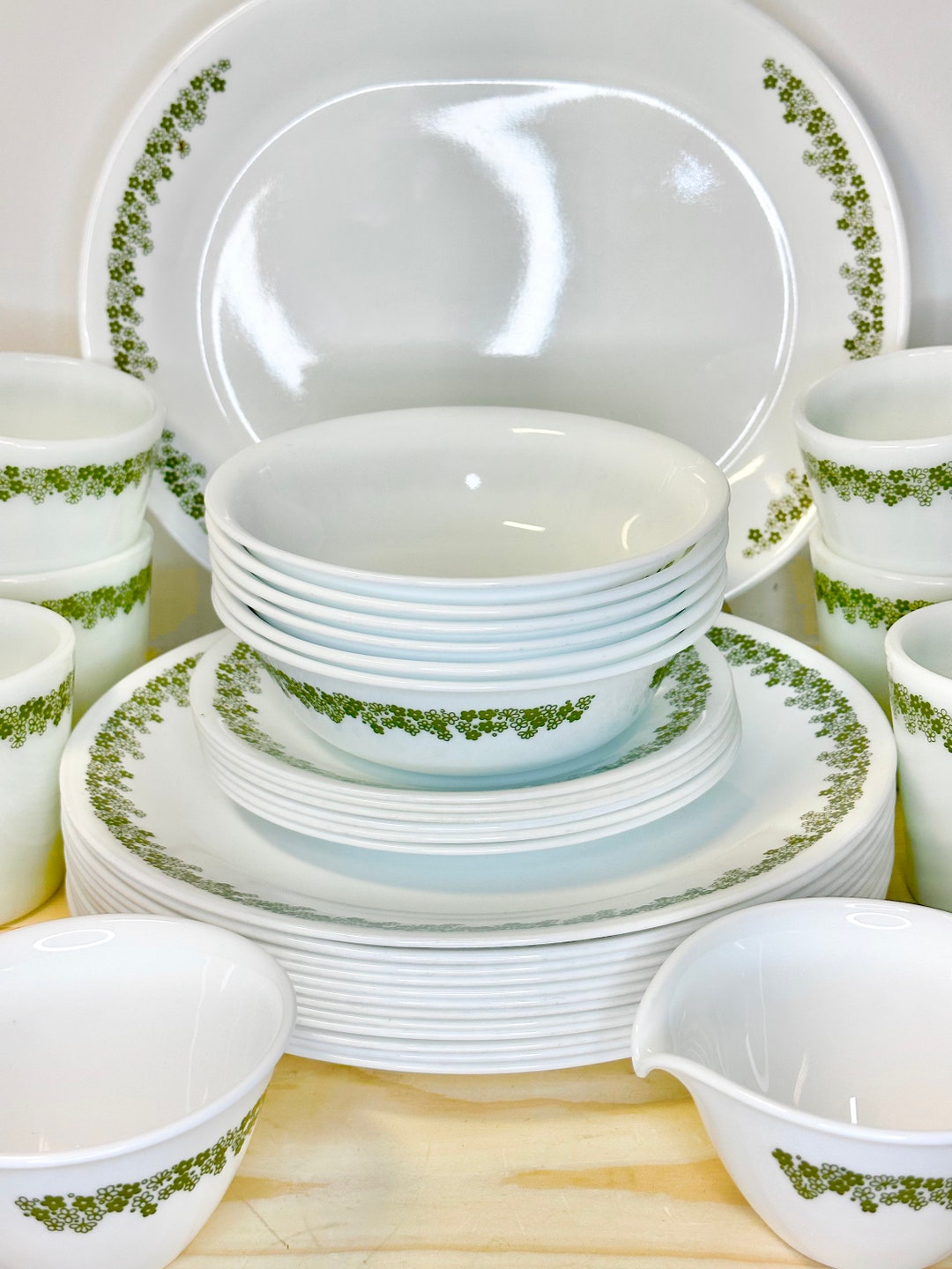 Porcelain Corelle Dishes With Lead Corelle Spring Blossom Green