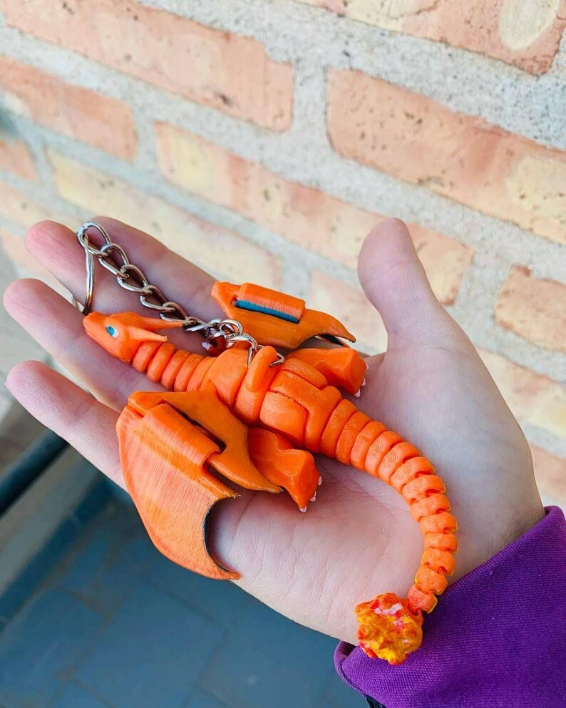Charizard Keychain Flexi .STL - Etsy