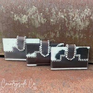 Cartera de piel de vaca Roper de Countryside Co.