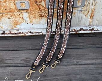 Desert Chic Leather Purse Strap