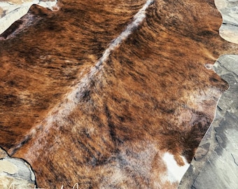 Brindle Hair On Cowhide Rug