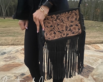 Rio Grande Special Edition Tooled Leather Purse by Countryside Co.