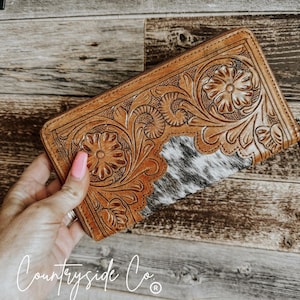 Juliet Punzierte Leder Geldbörse von Countryside Co.