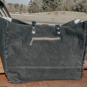 Rancho Cowhide Weekender Bag image 2