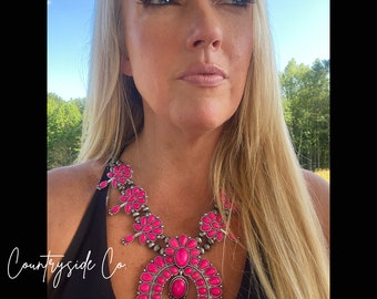 Western Large Statement Necklace