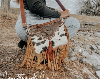 Fort Worth Cowhide Crossbody