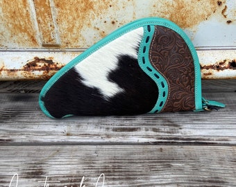 Turquoise Trail Cowhide 11" Carry Case