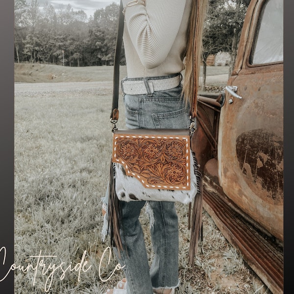 Georgia Cowhide Bag by Countryside Co.