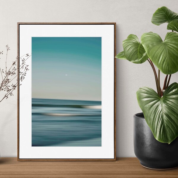 Abstract Ocean Art Etsy