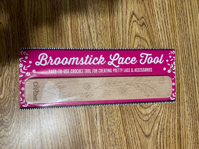 Broomstick Lace Tool Easy to Use Crochet Tool for Creating Pretty Lace