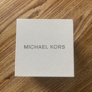 Michael Kors watch box EMPTY BOX ONLY simple and elegant reflecting the brands sophisticated images