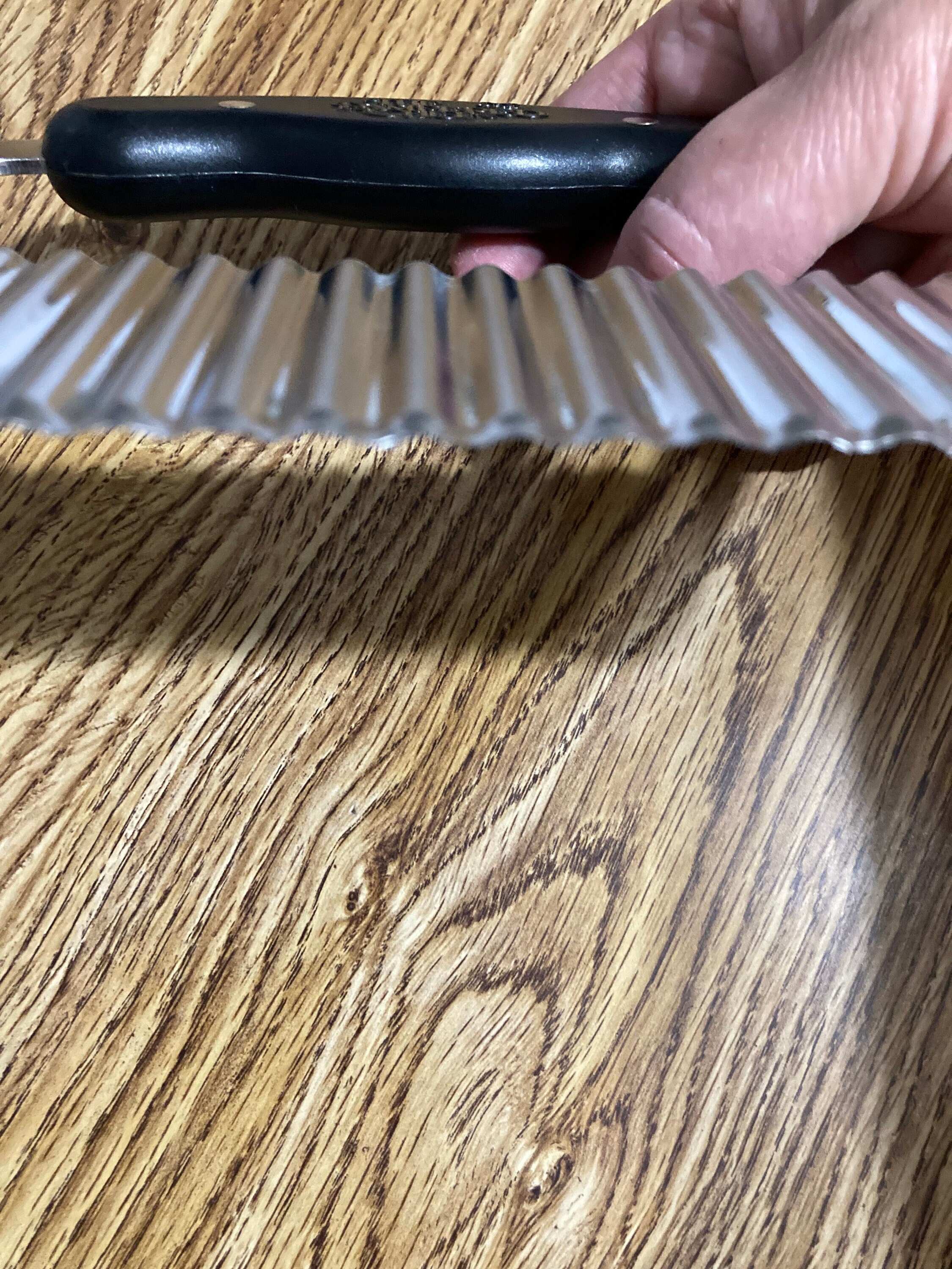 Pampered Chef Food Prep Crinkle Cutter Chopper Kitchen Use With Plastic