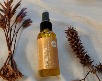 Vanilla Silk Body Oil: Hydrating Post-Shower Spray (60ml/2oz)