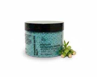 Sales de baño espumosas de bambú brasileño y australiano / 283 gramos