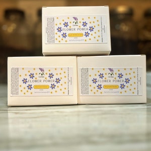 Flower Power, Natural Loofah Soap, Scrub Bar, Scrub, Luffa Soap, Exfoliating Soap, Skincare, Handmade Loofah Soap, Body Scrub, Soap Bar