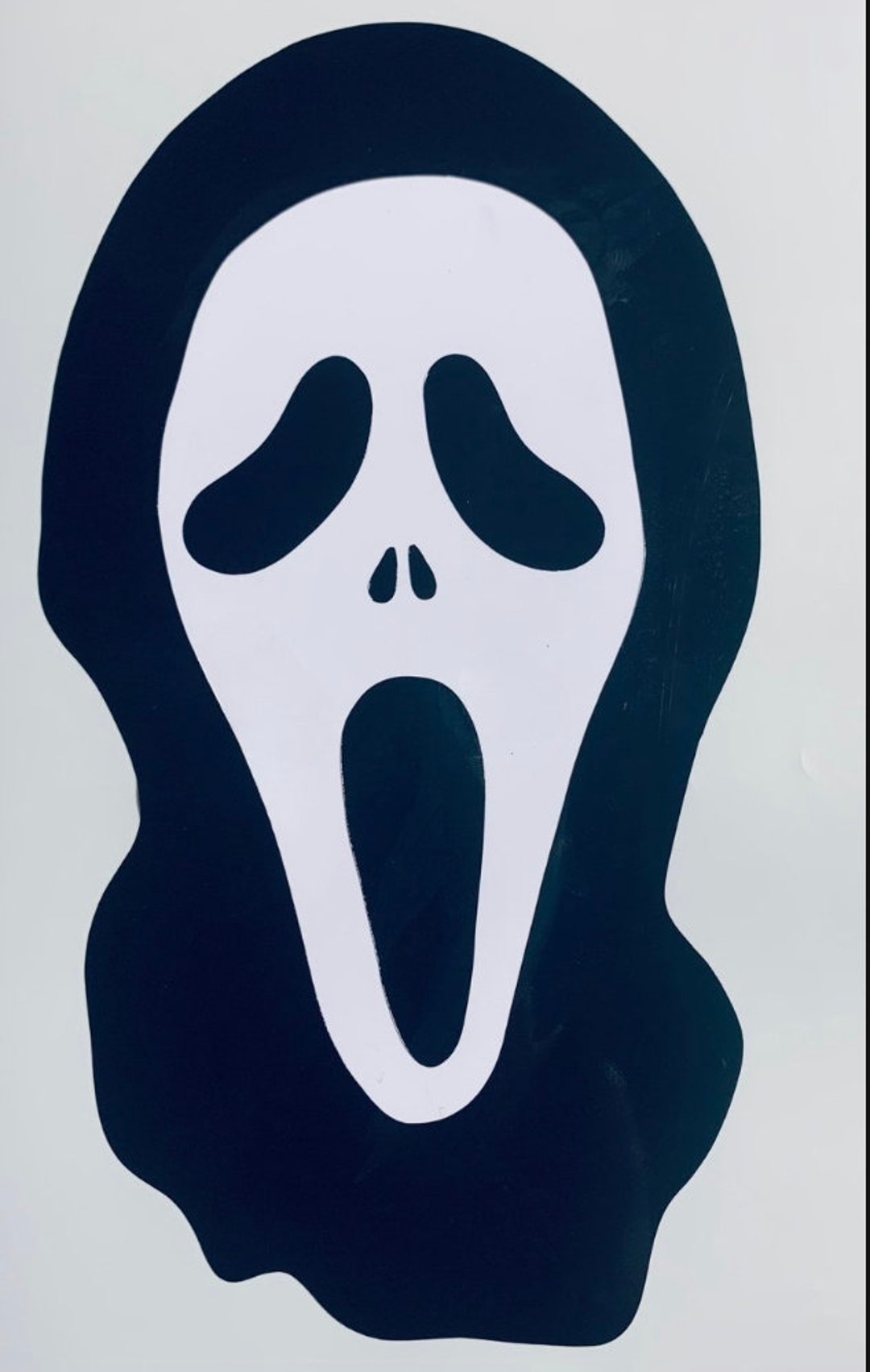 Scream Ghostface Car Window Decal Halloween Decal Scary Decal Horror