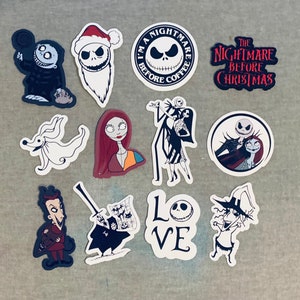 Nightmare Stickers #3- handgemaakte stickers - leuke filmstickers - cadeau - nachtmerrie sticker - stickerset