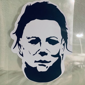 Michael Myers- window decal - Halloween decal - scary decal - movie decal - handmade decal