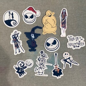 Nightmare Stickers #2 - handgemaakte stickers - leuke filmstickers - knutselen - nachtmerrie sticker - stickerset