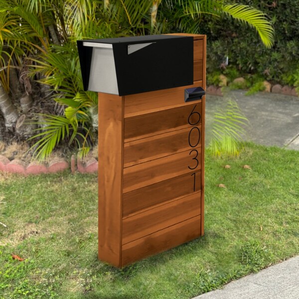 Solar Mailbox Christmas Lights Etsy