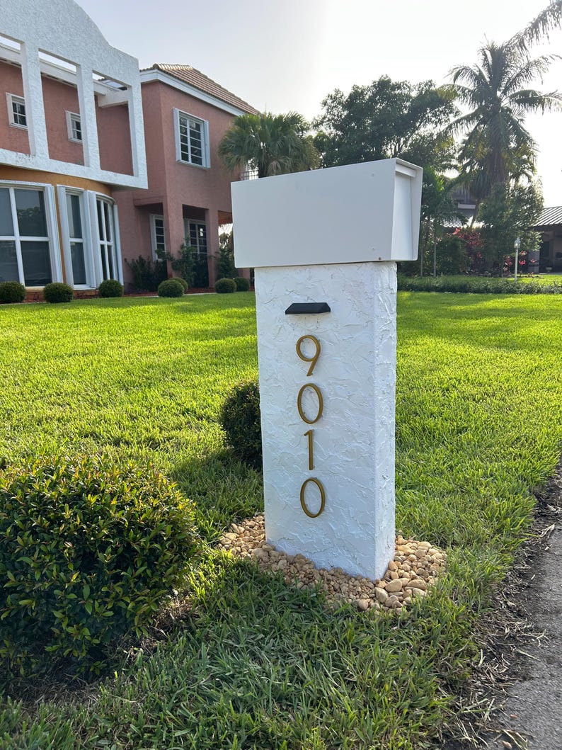 STUCCO Agave Post Mailbox - Etsy