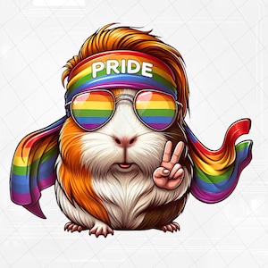 NUR PNG Lustiger Regenbogen Lgbt Gay Pride Png, Lesben LGBT Gay Meerschweinchen Png, Lgbt Png, digitaler Download