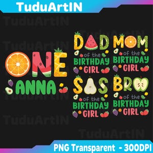 Personalized Name Fruit Png, Family Matching Fruit Birthday Png, Fruiti Tutti Birthday Party Png, Digital Download