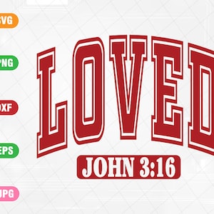 Hield van John 3:16 Svg, religieuze Valentine Svg Png, Valentijnsdag sublimatie digitaal ontwerp downloaden