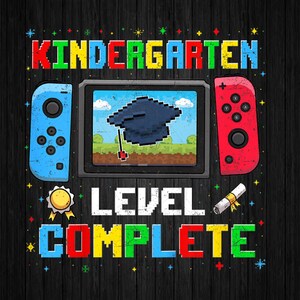 ALLEEN PNG kleuterschool niveau compleet Png, school afgestudeerde jongen Gamer Png, laatste schooldag Png, digitale download