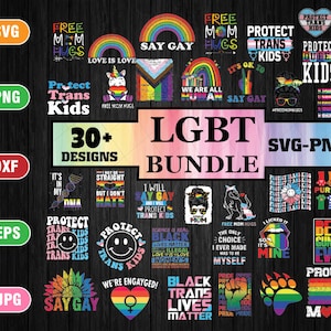 LGBT Png Bundle 30+ Archivos, Gay Pride Png Files, Lesbian Png, LGBT Rainbow Png, LGBT Quotes Png, Gay Sayings Png