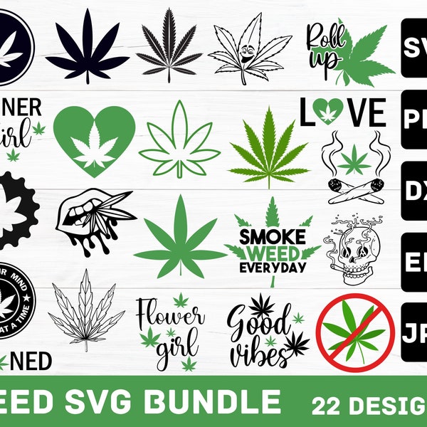 Onkruid SVG bundel, Stoner Svg bundel, marihuana Svg, onkruid citaten Svg, roken Svg, Vector, Svg voor Cricut, gelaagde bestanden, Instant, onkruid png eps